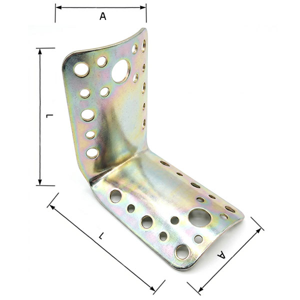 MINUTEX Piastra Giunzione Piegata per Legname D.MM 80/100 Zincato